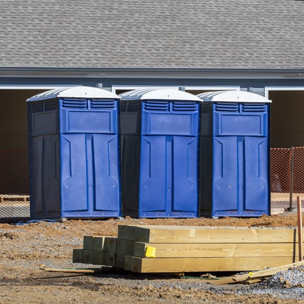 are there any restrictions on what items can be disposed of in the portable restrooms in Enfield North Carolina